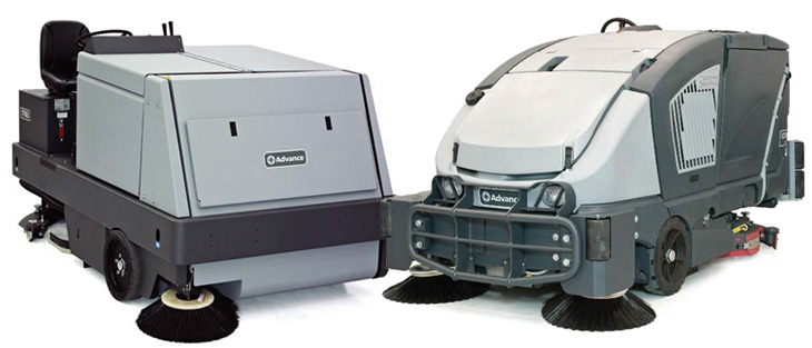 combination sweeper scrubbers